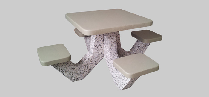 Concrete Picnic Table